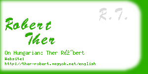 robert ther business card